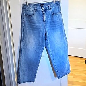 Universal Standard 12 wide leg jeans high rise